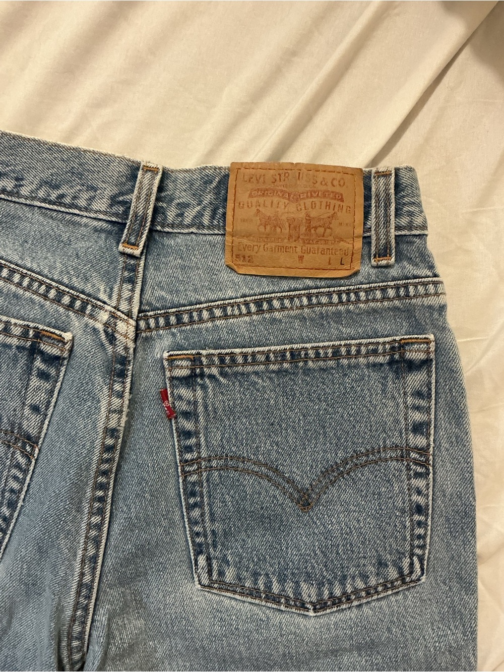 Levi's Vintage Women’s 512 Slim Fit Jeans Tapered Leg - Picture 12 of 14
